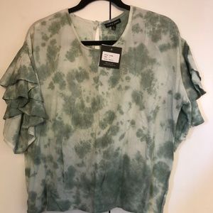 Green Water Mark Top - Brand New